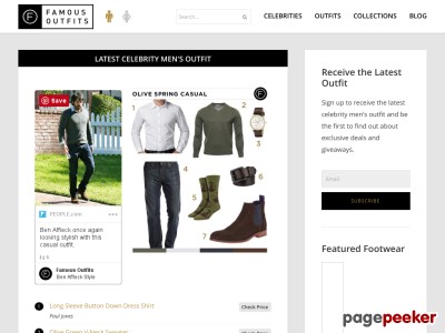Famous Outfits | Celebrity Men's Fashion Outfits