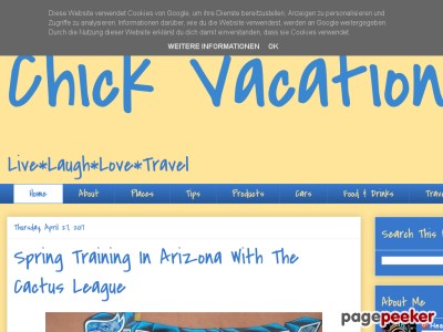                                       Chick Vacations