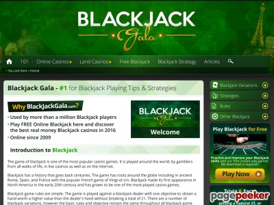  BlackjackGala.com - Top Blackjack Guide & Games 