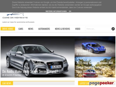 Cars on highways blog
