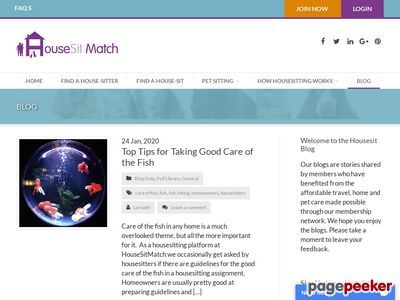 HouseSit Match Blog - The blog of the house-sitting and pet-sitting online network...