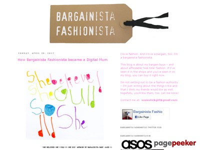 bargainista fashionista