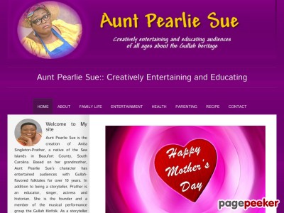 aunt pearlie sue:: creatively entertaining and educating | aunt pearlie sue blog