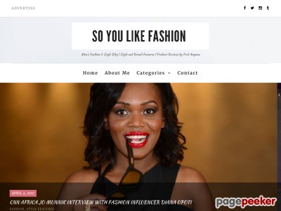 SO YOU LIKE FASHION | Men's Fashion & Style Blog | Style and Brand Features | Product Reviews by Fred Anyona
