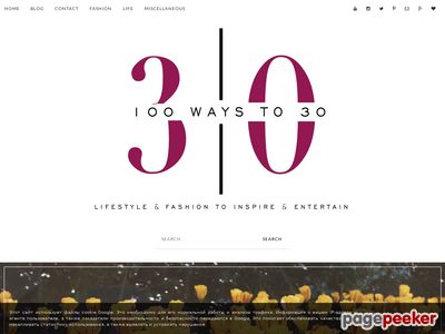 100 Ways to 30