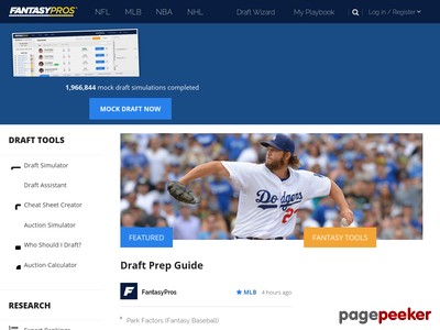 Fantasy Football Rankings, 2017 Projections, Fantasy Baseball Cheat Sheets