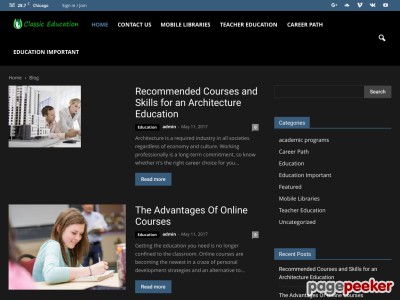 Classic Education - Enter To Learn, Leave To Achieve