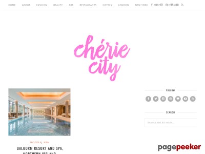 cheriecity.co.uk - Lifestyle and travel blog