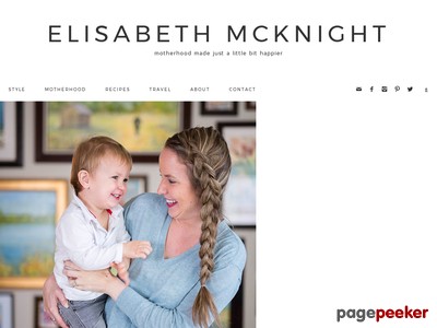 Elisabeth McKnight - motherhood made just a little bit happier