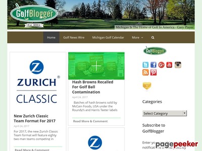GolfBlogger - A Daily Golf Blog Live From Michigan