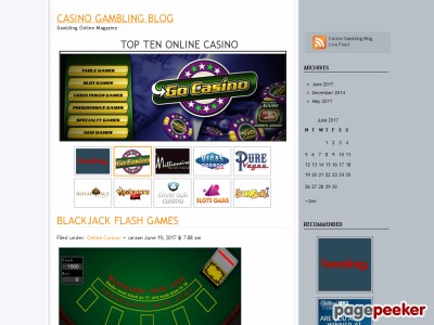 Casino Gambling Blog