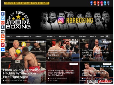 Round By Round Boxing | Live Boxing Results & News