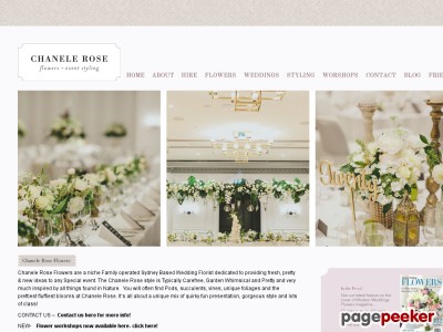 Chanele Rose Flowers – Sydney Based Designer wedding florist and Stylist, specialising in Wedding flowers and Wedding styling for Sydney area and surrounds