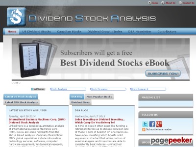 DividendStockAnalysis.com - Your Ultimate Resource For Dividend Investing, Dividend Stocks Analysis, and much more