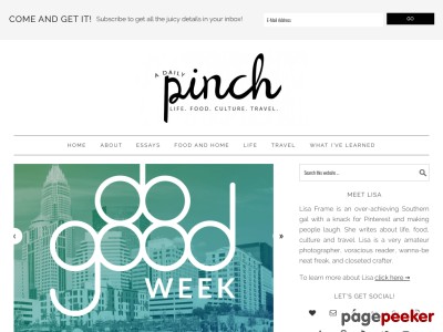 a daily pinch - life.food.culture.travel.