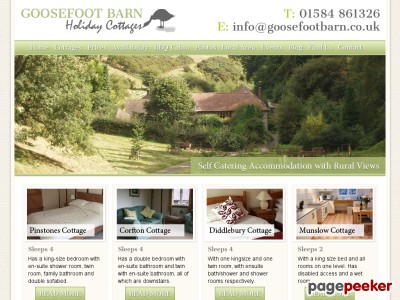 Goosefoot Barn | Self Catering Accommodation | Self-Catering Cottages Shropshire