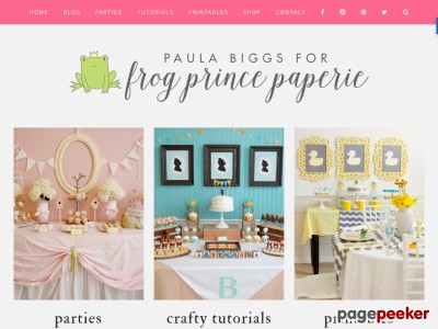 Frog Prince Paperie - Where parties start with a kiss of magic