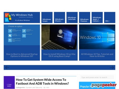 My Windows Hub - Windows tutorials, themes, news and updates