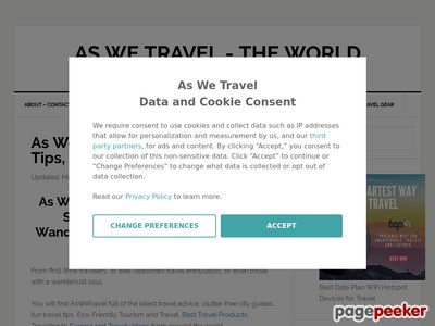 AsWeTravel, Traveling Tips, Destinations, Travel Videos