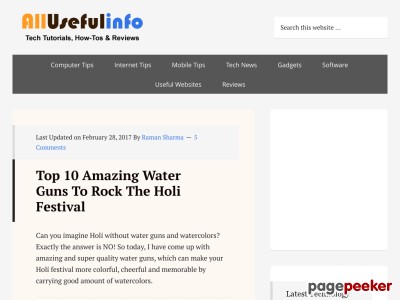 All Useful Info - Tech Tutorials, How-Tos & Reviews