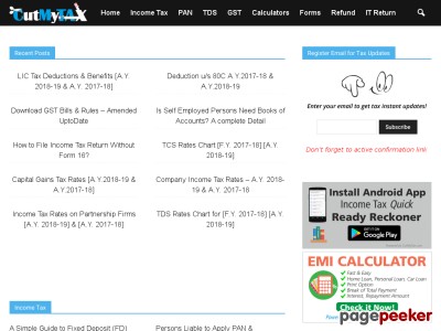 CutMyTax.Com: All About Taxes in India