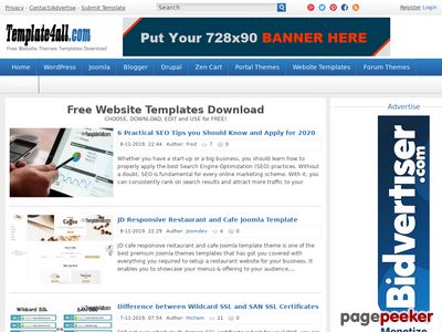 Free Website Themes Templates