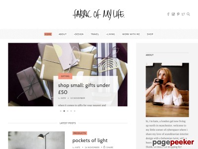 Fabric of my Life | UK interior design, travel & lifestyle blog