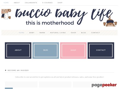 Buccio Baby Life - this is motherhood