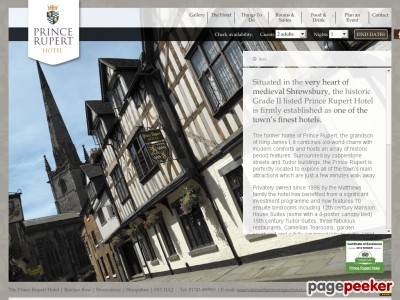 Home  | The Prince Rupert Hotel | 4 star hotel providing high quality accomodation and fine dining