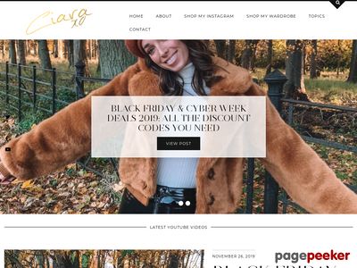 Ciara O' Doherty - Fashion, Travel and Lifestyle blogger Ciara O' Doherty