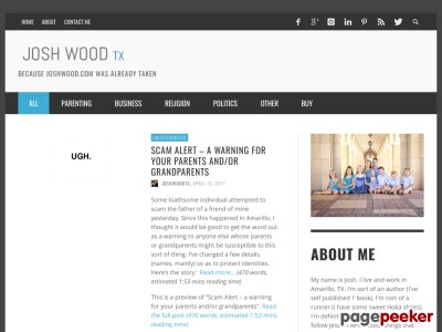 Josh Wood TX | because joshwood.com was already taken
