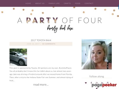 A Party of Four - family, food, fun.