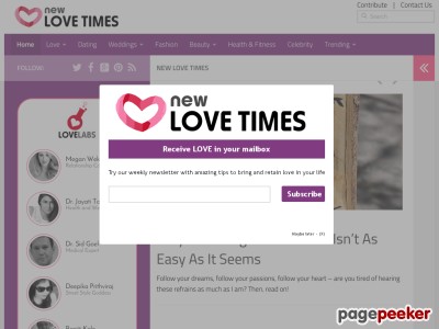 Latest News & Tips On Love, Relationship, Wedding, Dating, Beauty & Style