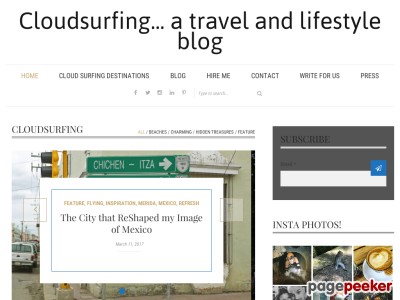 Cloud Surfing  – A Travel and Lifestyle Blog by Miranda Allfrey