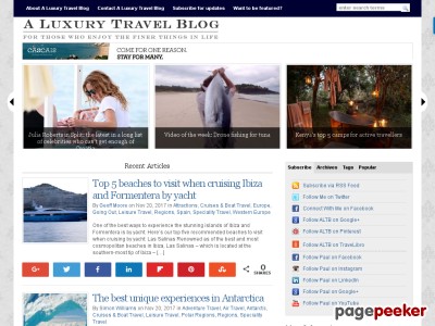 A Luxury Travel Blog - For those who enjoy the finer things in life...