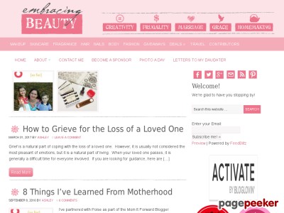 Embracing Beauty - Embrace God's best for your finances, home, and life.