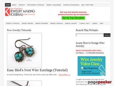 Jewelry Making Journal —--- jewelry tutorials, plus a friendly community sharing creative ideas for making and selling jewelry.