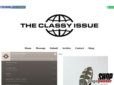 The Classy Issue