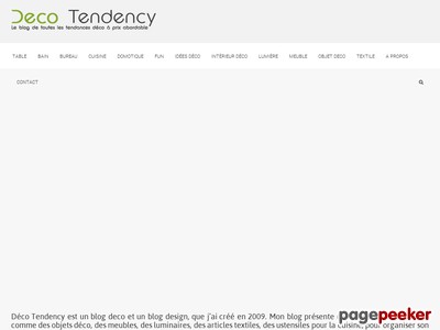 Blog Deco Tendency - Décoration, design et domotique