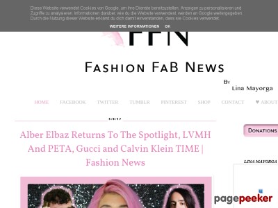 Fashion Fab News - fashion, beauty, celebrities, designers .