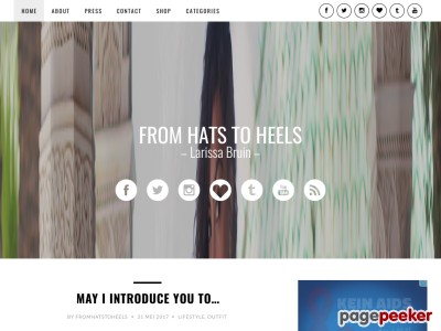 FROM HATS TO HEELS | Larissa Bruin | Fashion Travel and Lifestyle blogFROM HATS TO HEELS