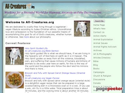 Welcome to All-Creatures.org