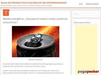 Blog de Productos Ecológicos Sin Intermediarios - Blog de remedios caseros, recetas de cocina, cosmética ecológica y medio ambiente