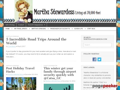 Martha Stewardess Living at 34,000 feet - Air Travel Whirled News!